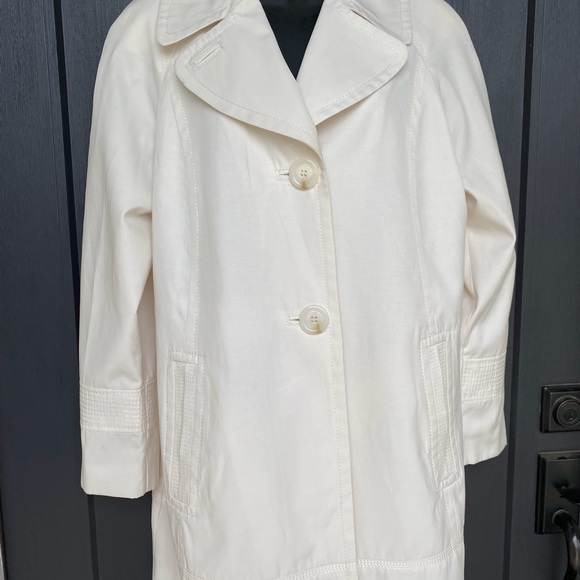 Donatella Ivory Pea Coat Style XL 🌿 D8 - Picture 4 of 15